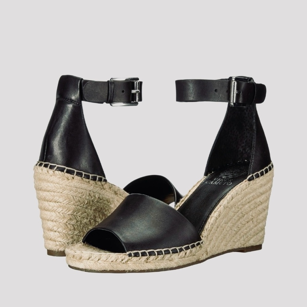 Vince Camuto sandals wedges size 10, like new